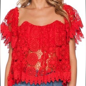 Tularosa size M crochet top
